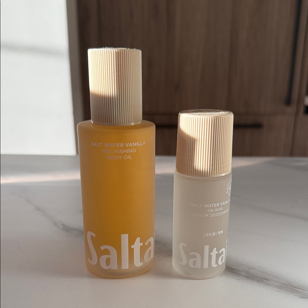 Salta Salt Water Vanilla Body Oil & Serum Deodorant
